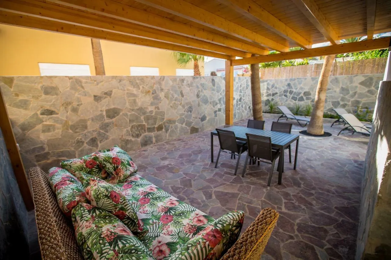 Villa Jandia Modern New Studio Morro Jable Private Cosy Garden And Parking İspanya