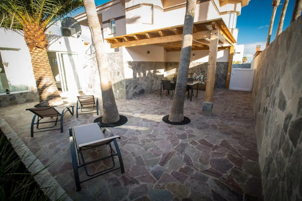 Daire Villa Jandia Modern New Studio Morro Jable Private Cosy Garden And Parking İspanya